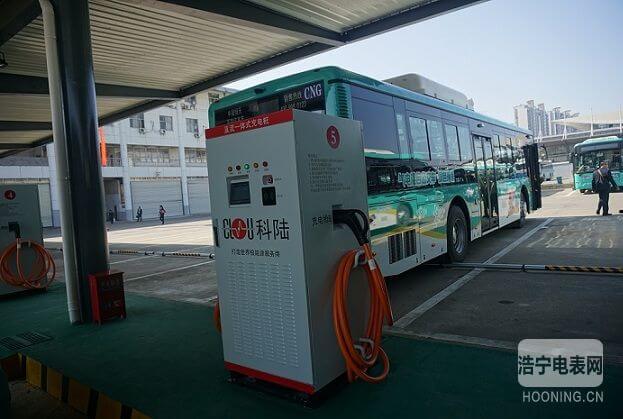 江西省常委、常務(wù)副省長莫建成參觀由科陸電子參與建設(shè)的國內(nèi)首個民間資本投資新能源汽車充電站