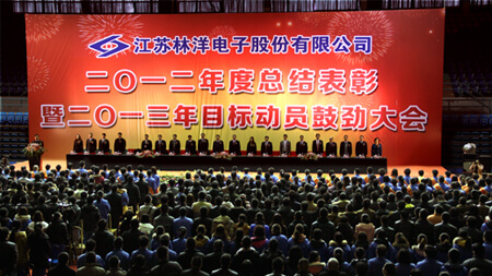 奮斗2013年，為開啟林洋事業(yè)新的征程而努力奮斗
